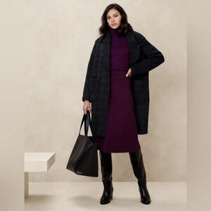 A-Line Midi Sweater Skirt